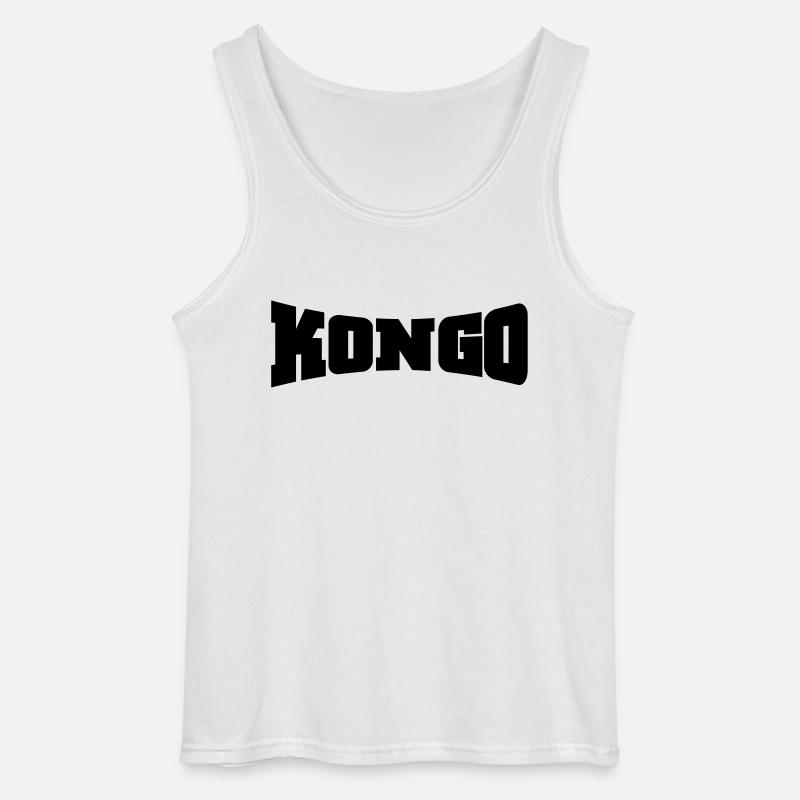 Congo logo - Gildan Men’s Tank Top - white