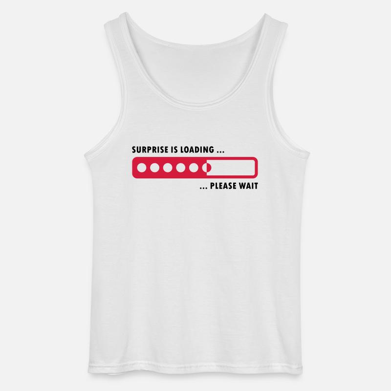 surprise is loading - Gildan Männer Tank Top - Weiß