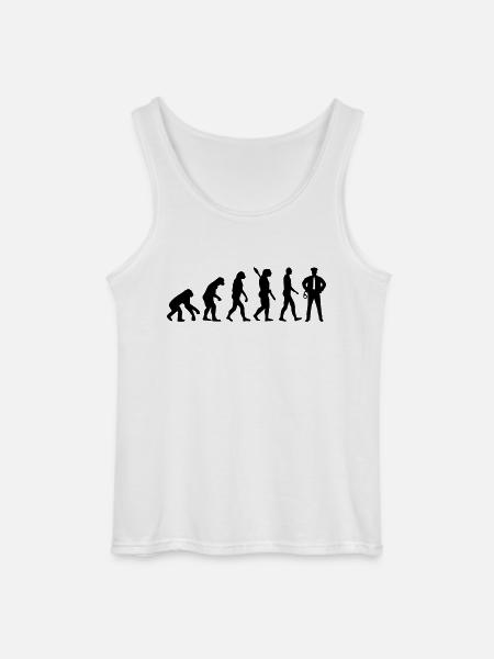 Evolution Police - Débardeur Gildan Homme - blanc