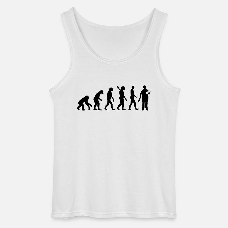 Evolution Baker - Gildan Men’s Tank Top - white