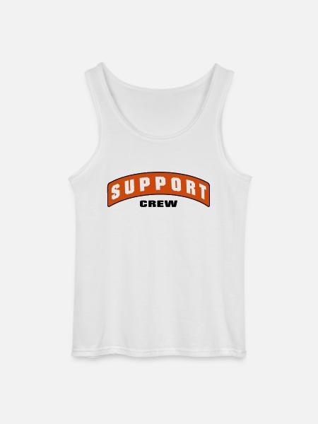 SUPPORT CREW PATCH - Gildan Männer Tank Top - Weiß