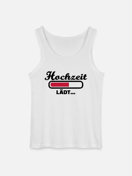 Hochzeit - Gildan Männer Tank Top - Weiß