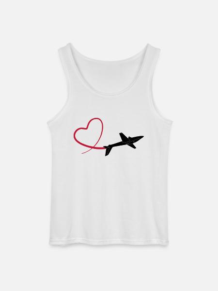 Kunstflug aerobatic Fox - Gildan Men’s Tank Top - white