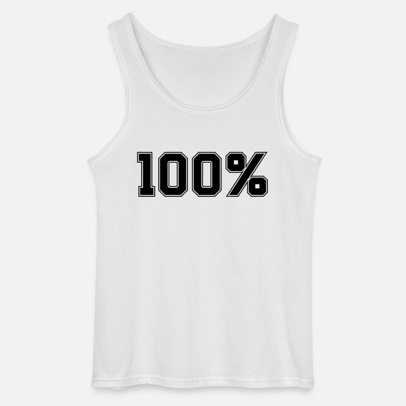 100 - Gildan Männer Tank Top - Weiß