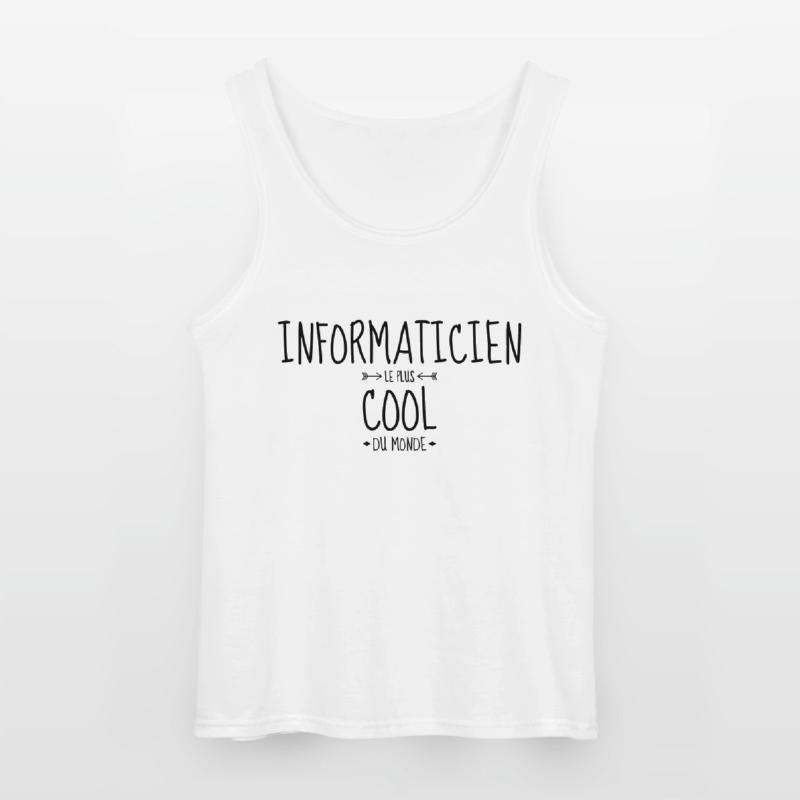 Computer Engineer Informatiker Informaticien Gildan Men’s Tank Top