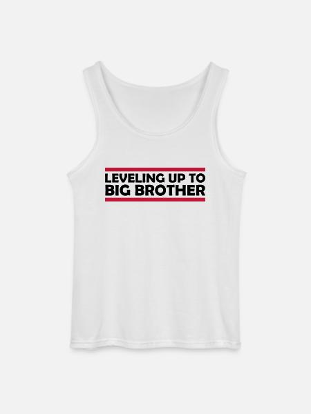 Leveling up big brother - Gildan Men’s Tank Top - white