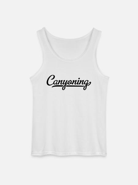 Canyoning - Gildan Men’s Tank Top - white