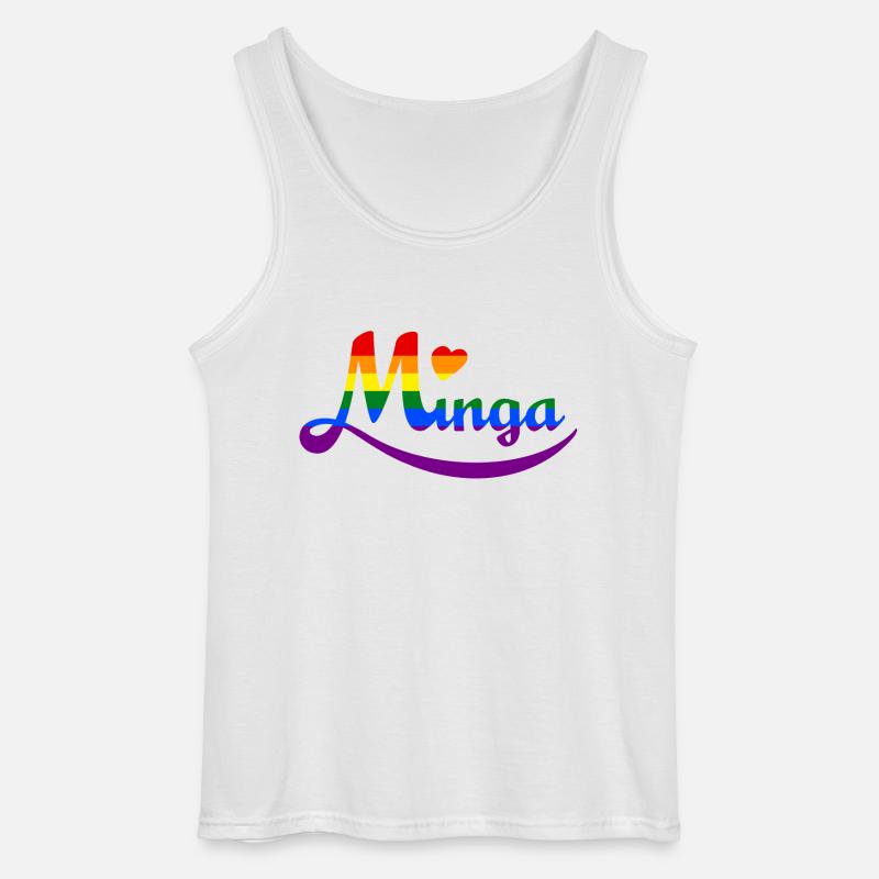 Minga Pride - Gildan Männer Tank Top - Weiß