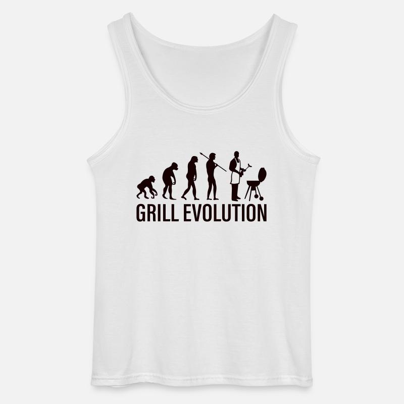 grill evolution - Gildan Männer Tank Top - Weiß