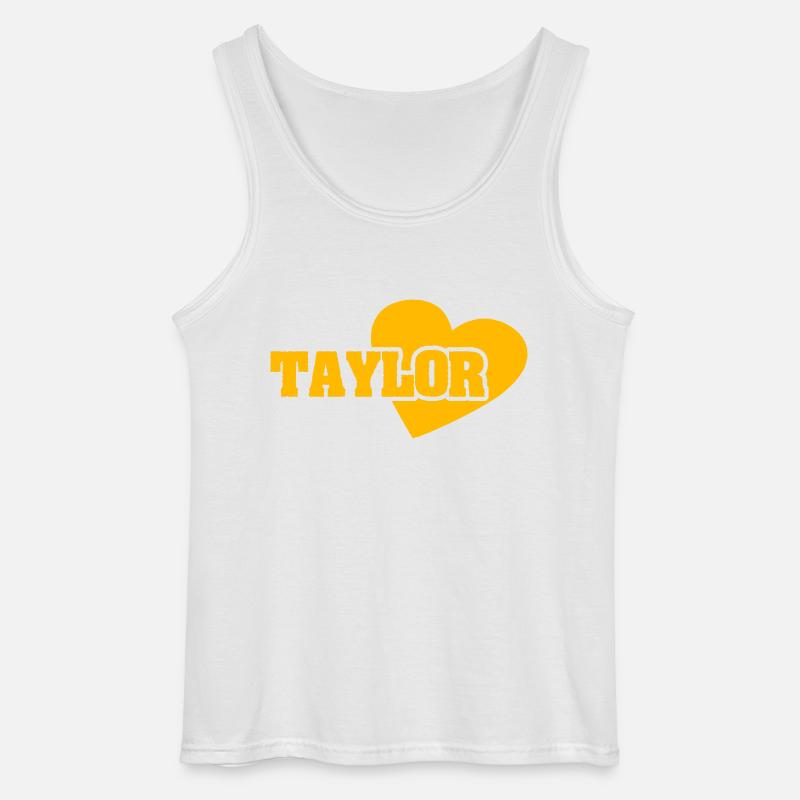 Taylor als Gold - Gildan Männer Tank Top - Weiß