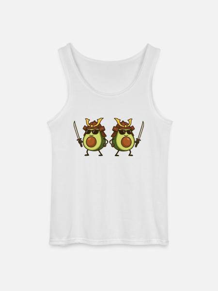 avocado samurai 2 - Gildan Männer Tank Top - Weiß