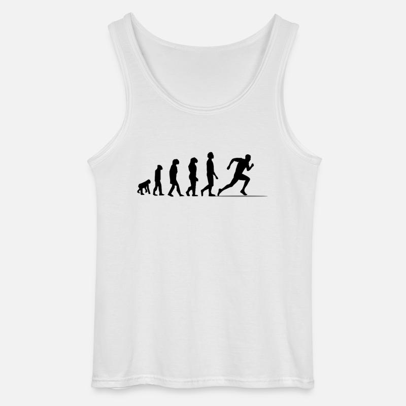 Evolution Sprint / Sprinter - Gildan Men’s Tank Top - white
