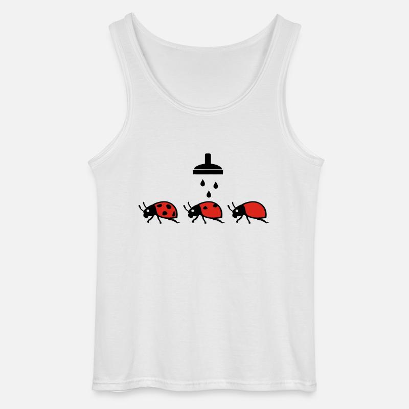 Marienkaefer - Gildan Männer Tank Top - Weiß