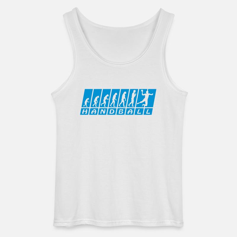 Evolution Handball - Gildan Männer Tank Top - Weiß