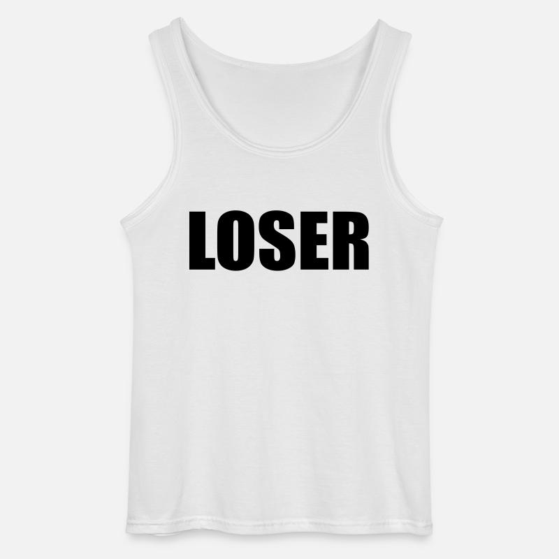 Loser - Gildan Männer Tank Top - Weiß
