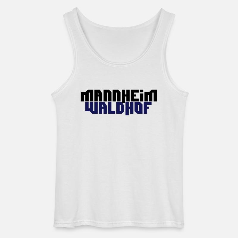 mannheim waldhof - Gildan Männer Tank Top - Weiß