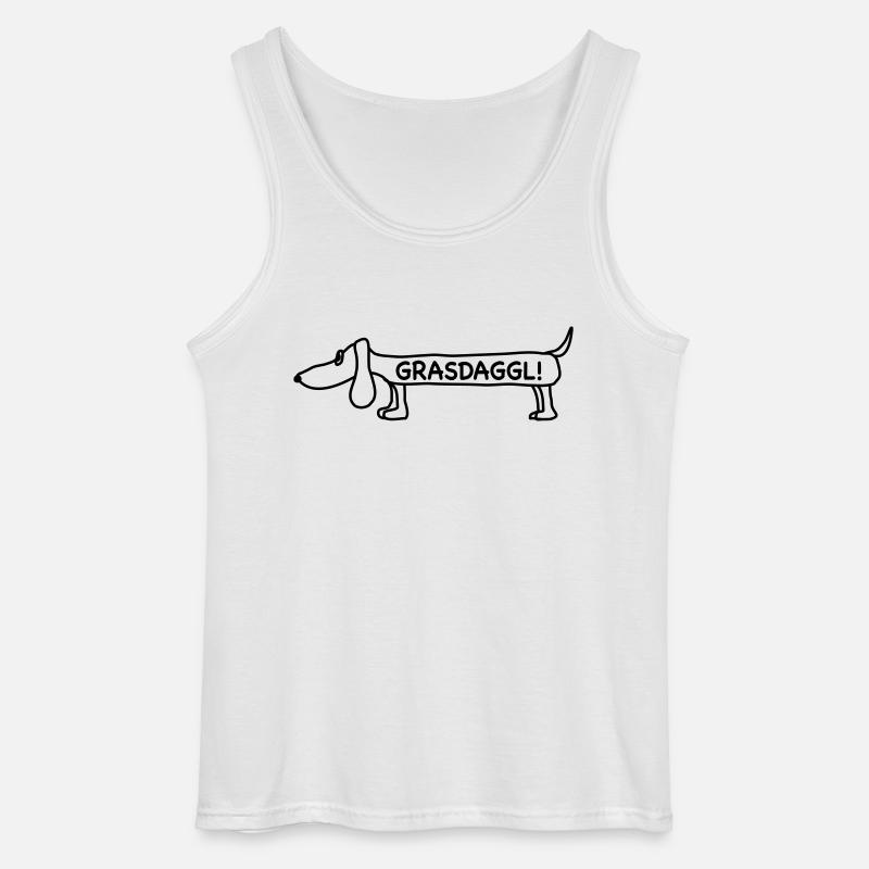 Graddaggl - Gildan Männer Tank Top - Weiß