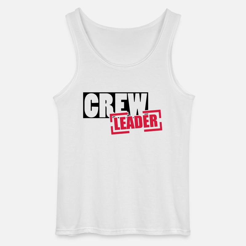 crew - Gildan Männer Tank Top - Weiß
