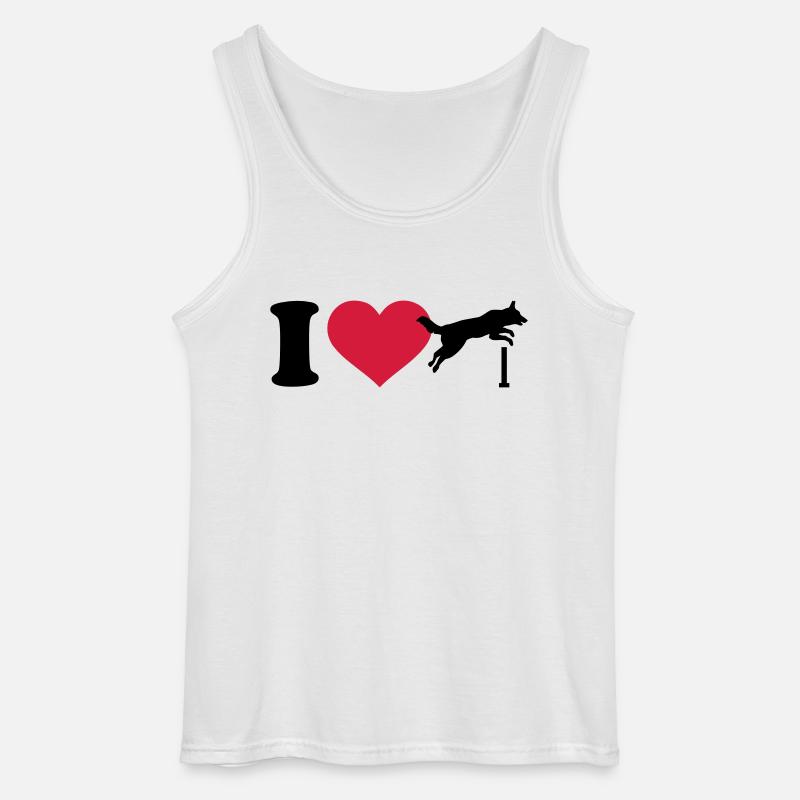 Agility - Gildan Männer Tank Top - Weiß