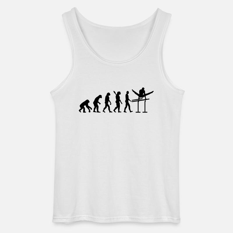Evolution Gymnastics - Gildan Men’s Tank Top - white