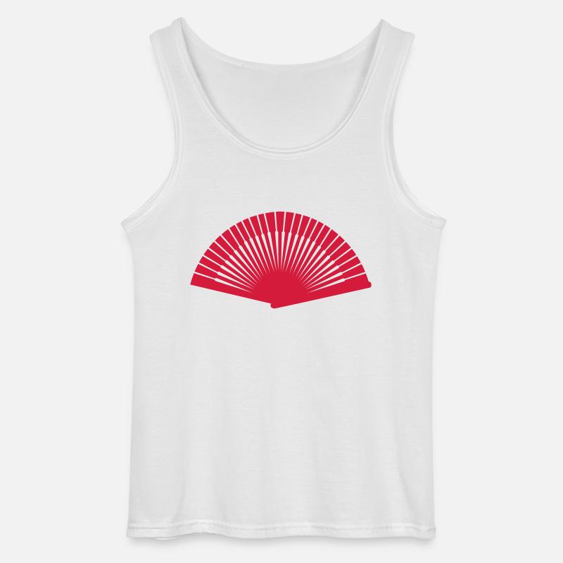 Fächer - Gildan Männer Tank Top - Weiß