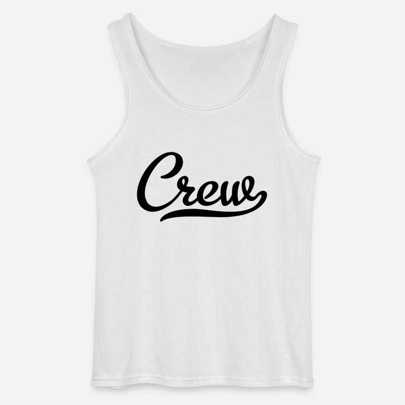 Crew - Gildan Men’s Tank Top - white