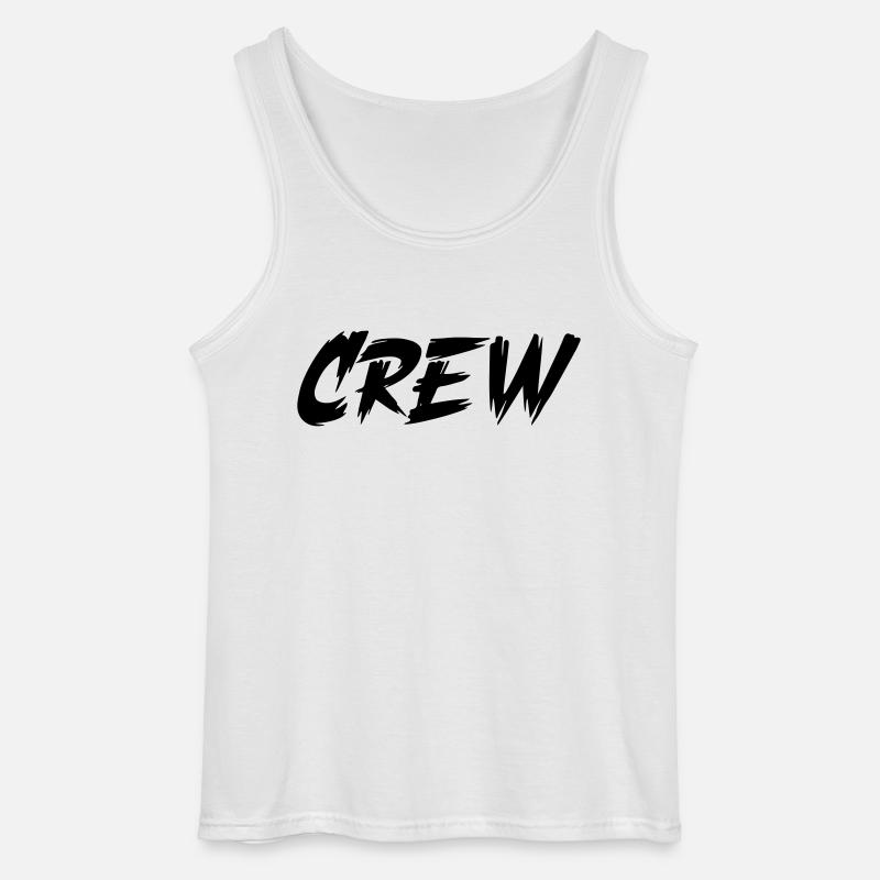 crew - Gildan Männer Tank Top - Weiß