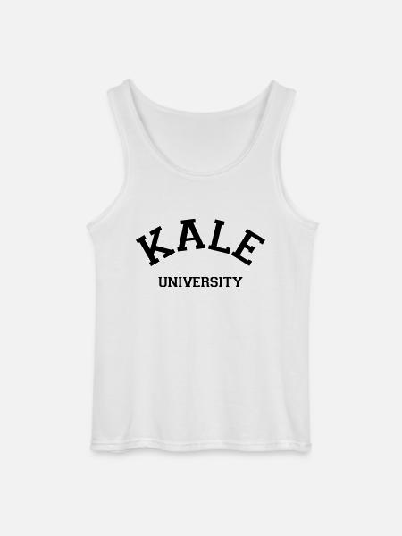 Kale University - Gildan Men’s Tank Top - white