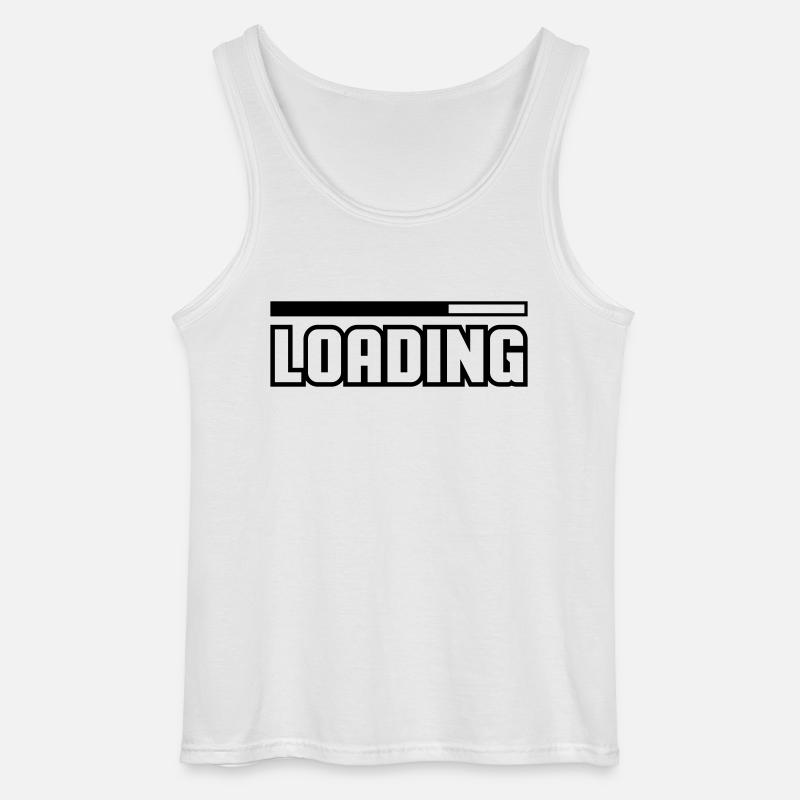 Loading - Gildan Männer Tank Top - Weiß