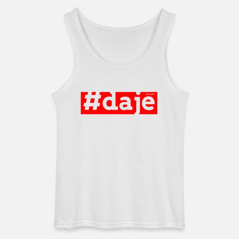 Daje - Canotta da uomo Gildan - bianco