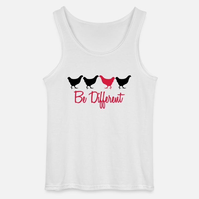 Be Different Hhs mit Text - Gildan Men’s Tank Top - white
