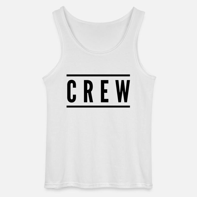 crew - Gildan Männer Tank Top - Weiß