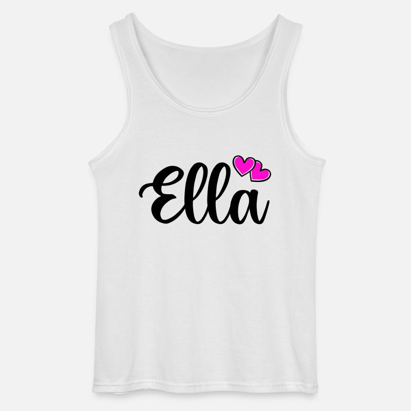ella name - Gildan Männer Tank Top - Weiß