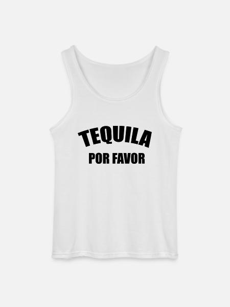 Tequila Por Favor - Gildan Men’s Tank Top - white