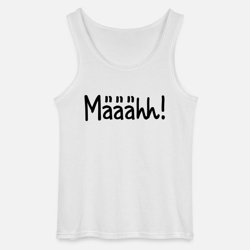 Schaf - Gildan Männer Tank Top - Weiß