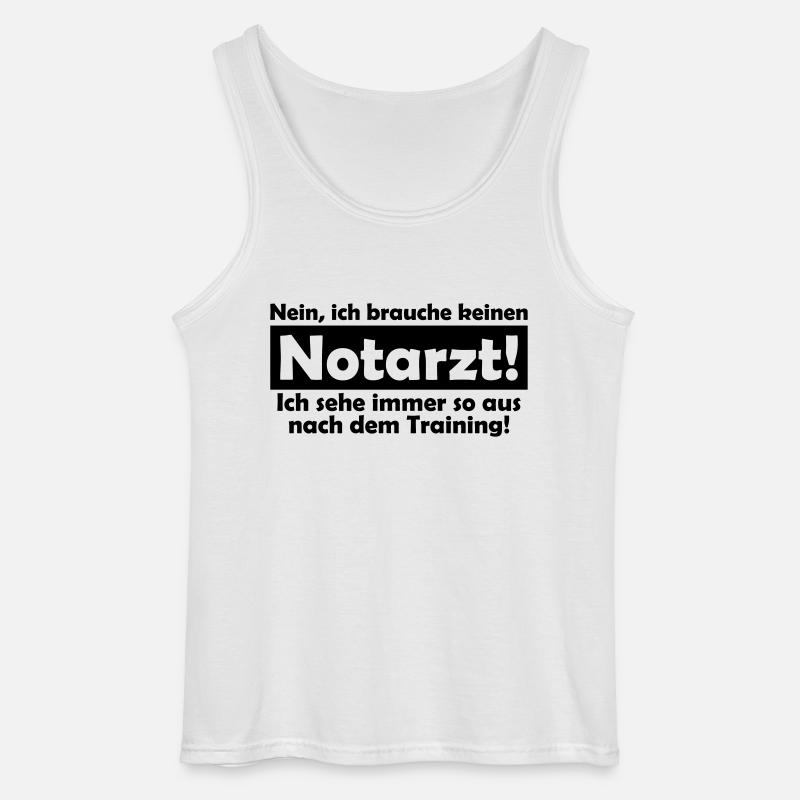 Training - Gildan Männer Tank Top - Weiß