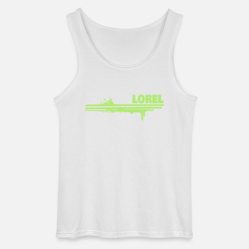 Farbklecks Lorel - Gildan Männer Tank Top - Weiß