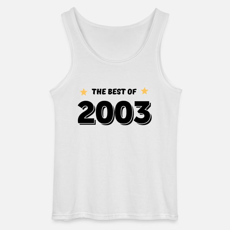 Das Beste aus 2003 - Gildan Männer Tank Top - Weiß