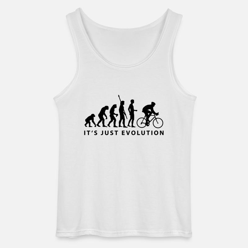 evolution_radfahrer_b - Gildan Men’s Tank Top - white
