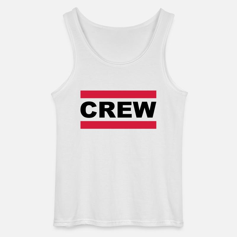 crew - Gildan Männer Tank Top - Weiß