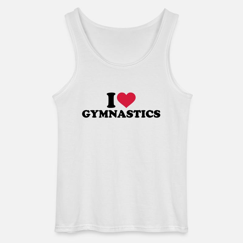 Turnen - Gildan Männer Tank Top - Weiß