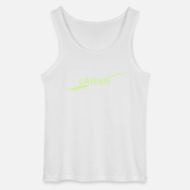 Cayden als Cayden - Gildan Männer Tank Top - Weiß