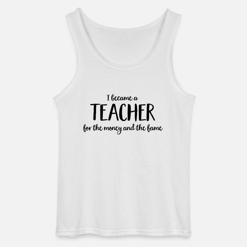 Lehrer - Gildan Männer Tank Top - Weiß