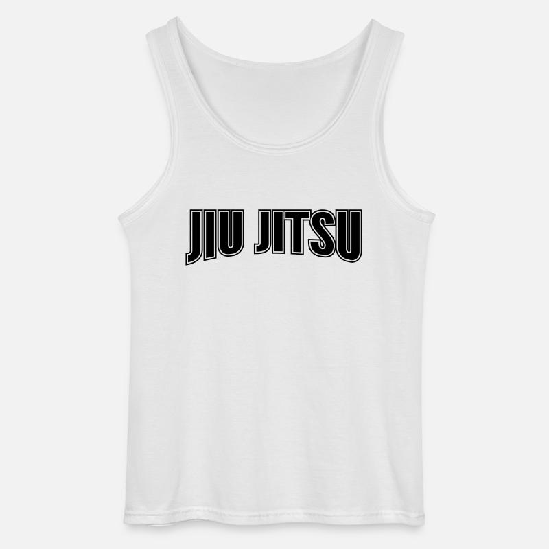 jiu jitsu - Gildan Männer Tank Top - Weiß