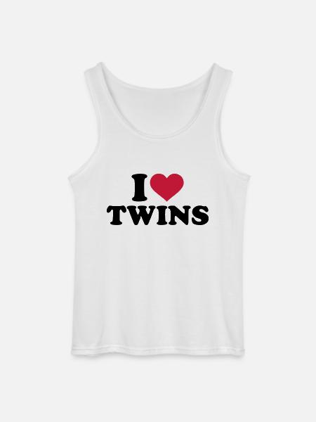 Zwillinge - Gildan Männer Tank Top - Weiß