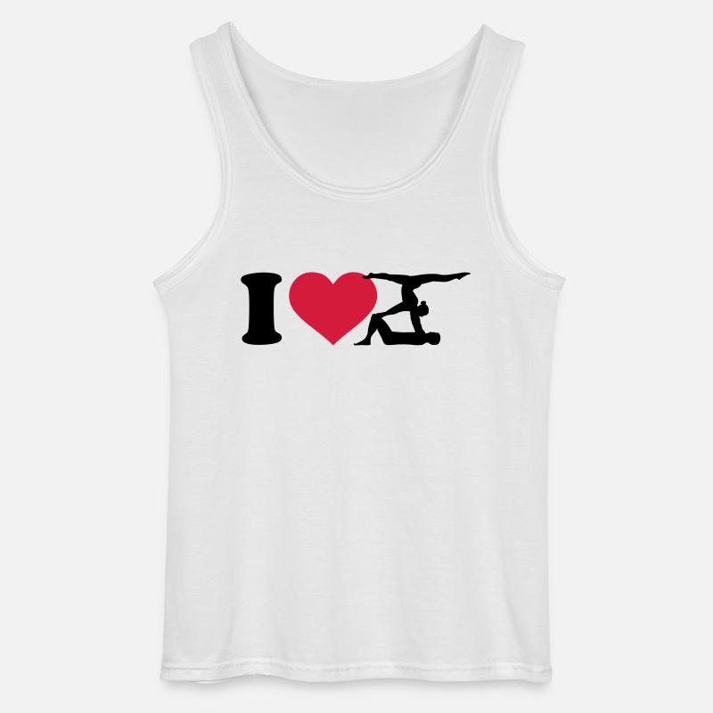 Akrobatik - Gildan Männer Tank Top - Weiß