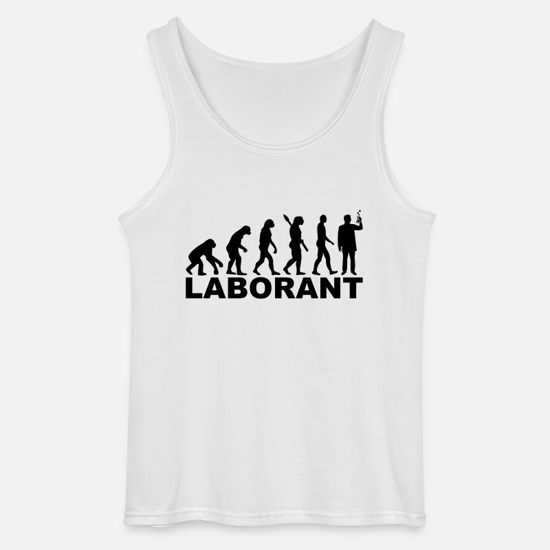 Laborant - Gildan Männer Tank Top - Weiß
