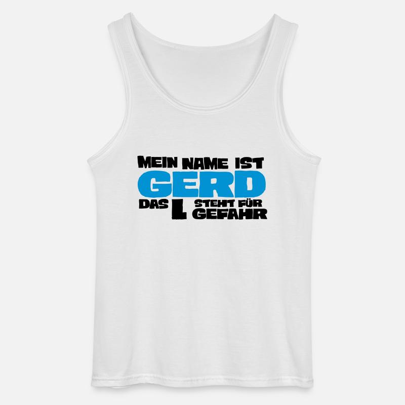 gerd - Gildan Männer Tank Top - Weiß