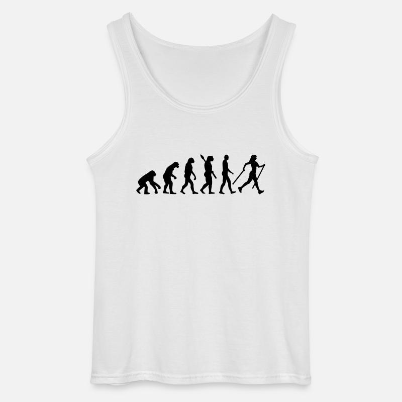Evolution Nordic Walking - Gildan Men’s Tank Top - white