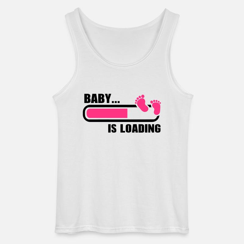 Baby loading - Gildan Männer Tank Top - Weiß